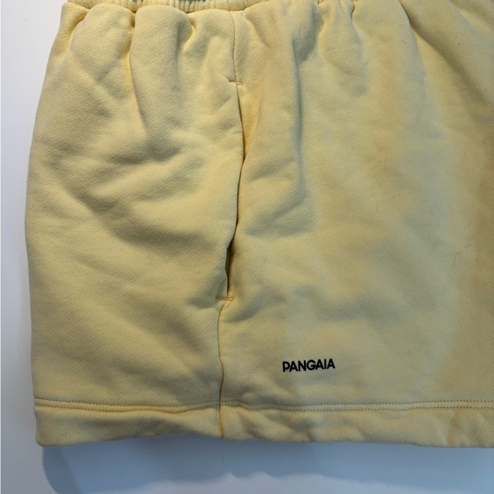 Pangaia 365 Midweight 100% Organic Cotton Shorts Yellow Size XXS - Picture 9 of 13
